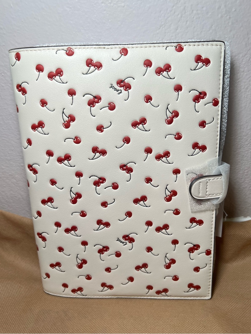 Coach Cherry Print Notebook 🍒